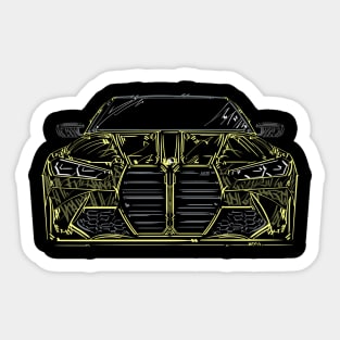 BMW M4 Sticker